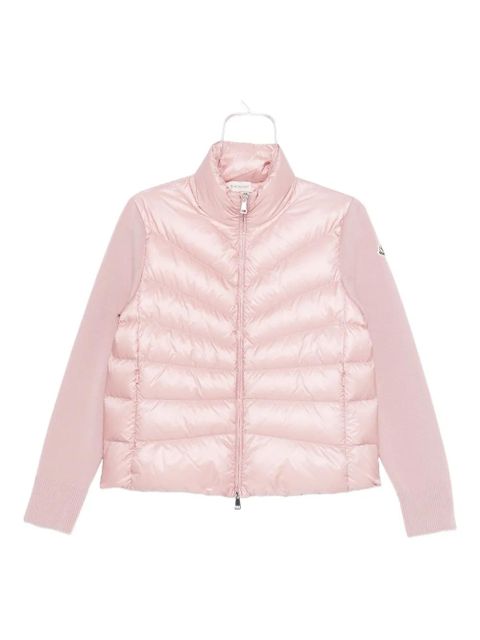 Moncler quilted shell jacket - Pink