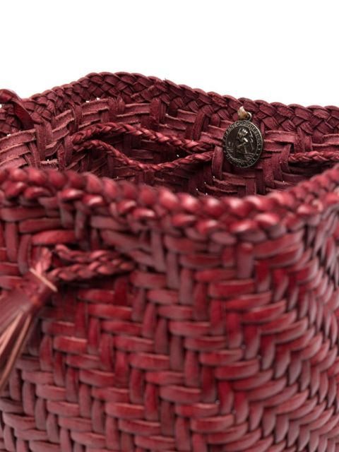 DRAGON DIFFUSION Pompom Double Jump bucket bag - Red