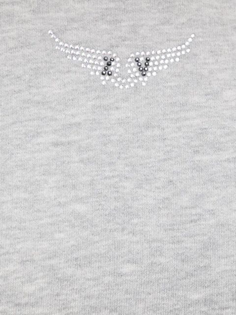 ZADIG&VOLTAIRE bluza damska kolor szary melanżowa JWSS00606