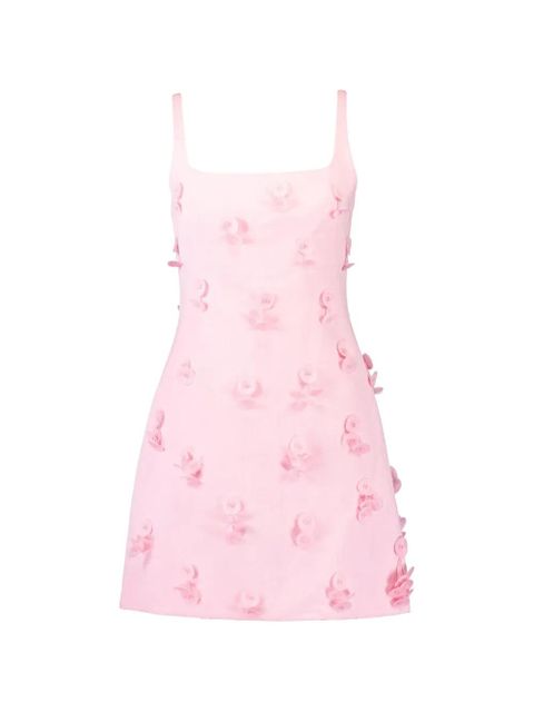 Simkhai Cailinn floral-appliqué dress - Pink - zdjęcie produktu nr 1