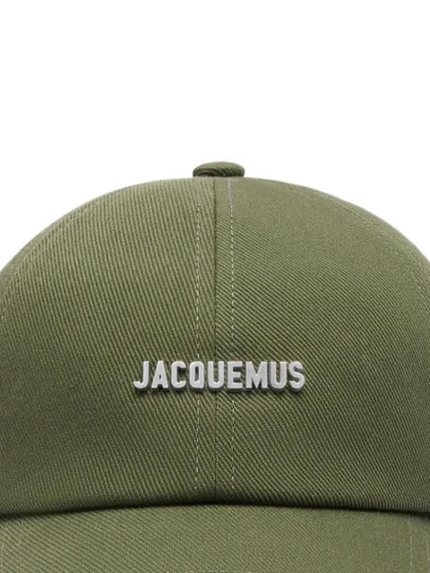 Jacquemus The Gadjo logo-plaque baseball cap - Green - zdjęcie produktu nr 2