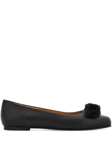 Ferragamo Vara bow ballet flats - Black - zdjęcie produktu nr 1