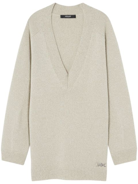Versace V-neck jumper - Neutrals - zdjęcie produktu nr 1