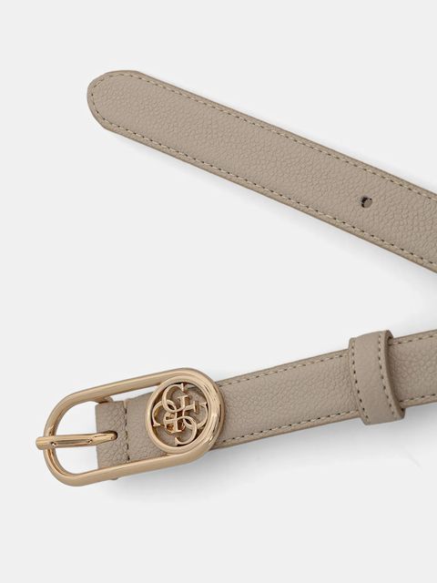 Guess pasek damski kolor beżowy BW9279 P5425