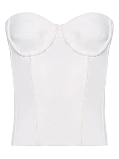 WARDROBE.NYC semi Matte bustier - White - zdjęcie produktu nr 1