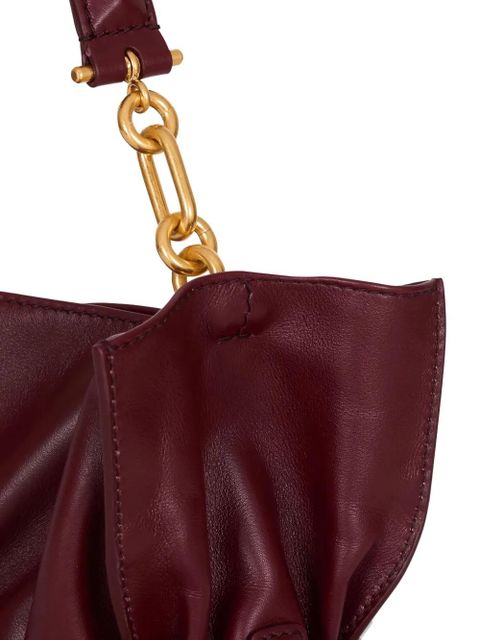 Balmain medium Anthem belted gathered leather shoulder bag