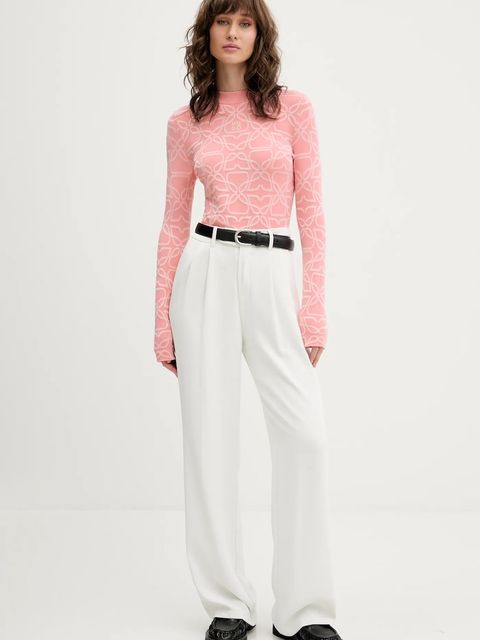 HUGO sweter damski kolor różowy lekki 50542604 - zdjęcie produktu nr 2