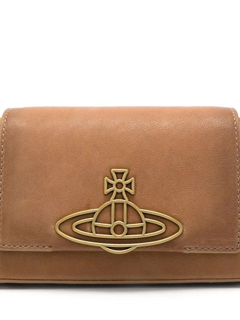 Vivienne Westwood Orb-plaque leather shoulder bag - Brown - zdjęcie produktu nr 2