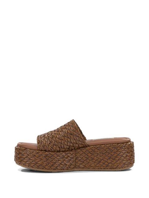 Casadei Suncity woven platform sandals - Brown