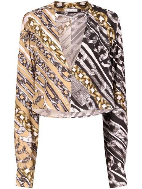 AREA Crystal Link blouse - Black - zdjęcie produktu nr 1