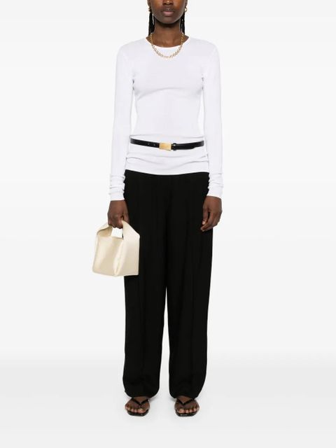 TOTEME compact cotton T-shirt - White