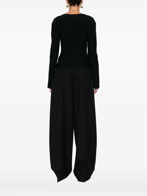 Cult Gaia buttoned asymmetric top - Black - zdjęcie produktu nr 2