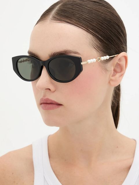 Gucci okulary przeciwsłoneczne damskie kolor czarny GG1970SA - zdjęcie produktu nr 1