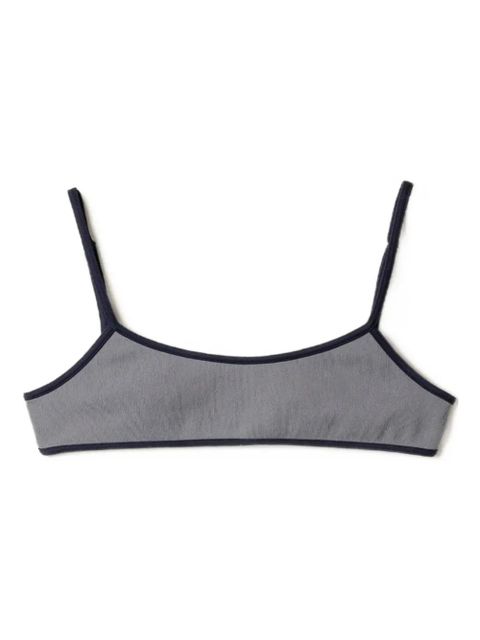 Miu Miu two-tone bikini top - Grey - zdjęcie produktu nr 1