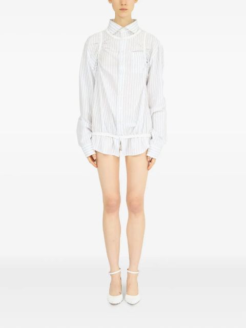 Maison Margiela striped shirt - White