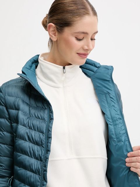 The North Face kurtka Huila kolor turkusowy przejściowa NF0A8DW6BQ51