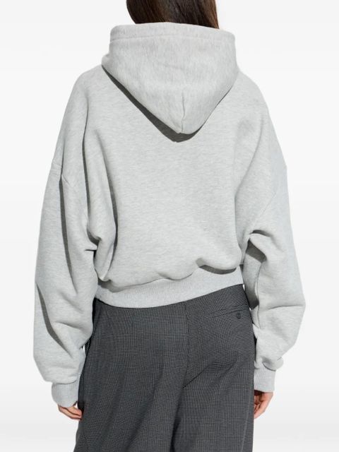 Vivienne Westwood Orb-embroidered hoodie - Grey