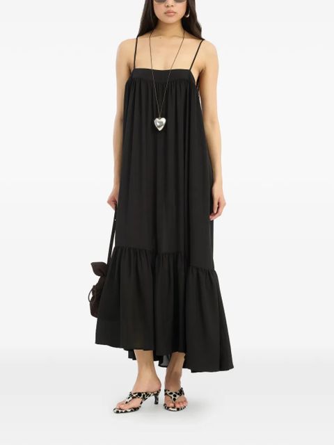 ROTATE BIRGER CHRISTENSEN A-line maxi dress - Black