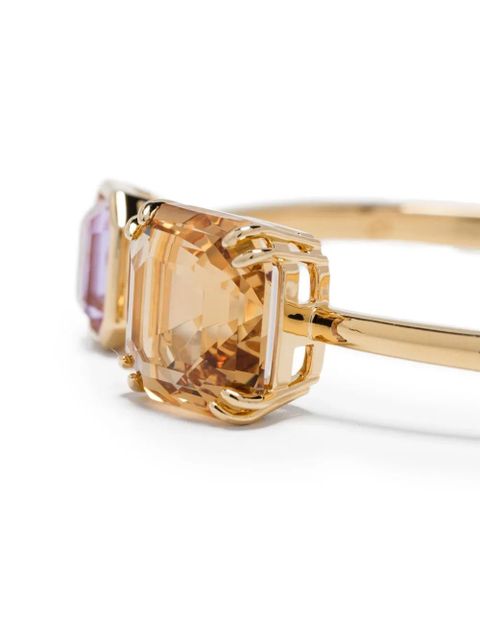 Swarovski Millenia octagon-cut gemstone bracelet - Gold