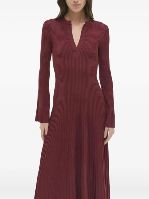 Simkhai Genna flared long-sleeve dress