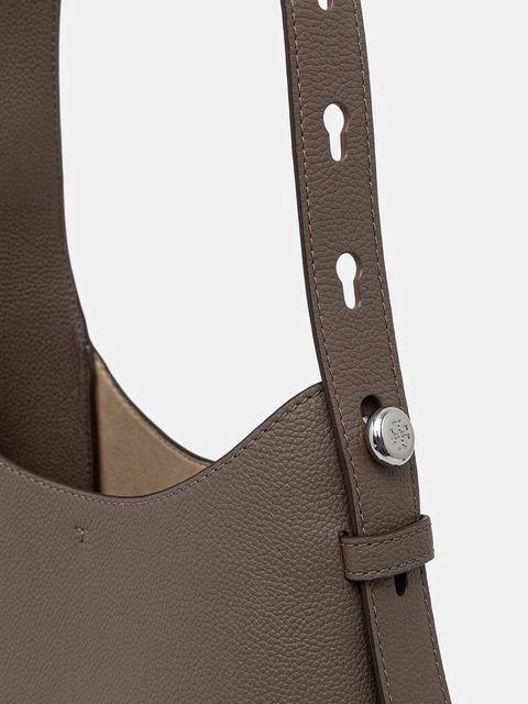 Tory Burch torebka skórzana Romy Small kolor brązowy 175172-250