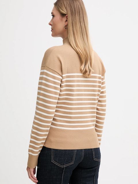 Tommy Hilfiger sweter damski kolor beżowy lekki WW0WW47467