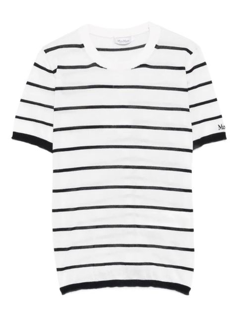 Max Mara striped T-shirt - White - zdjęcie produktu nr 1