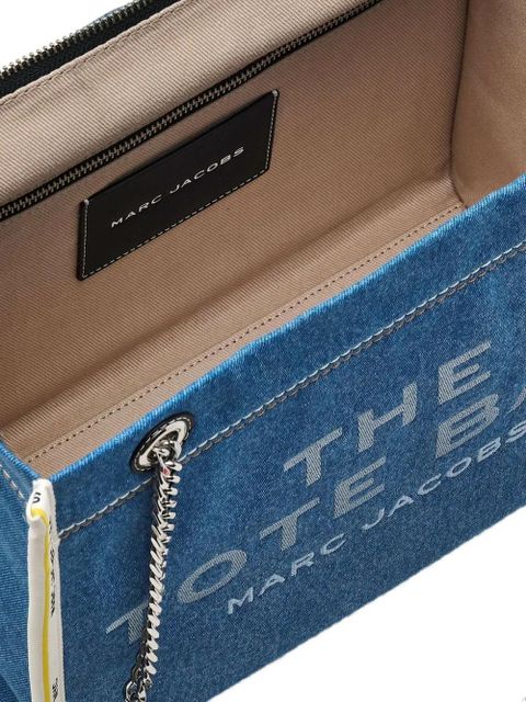 Marc Jacobs The Tote Bag chain-link denim tote bag - Blue