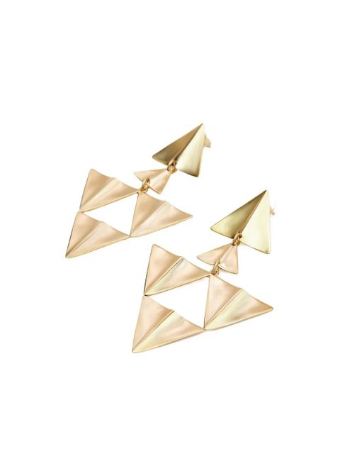 ISABEL MARANT triangle blair earrings - Gold