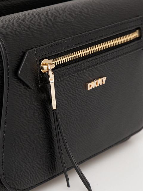 Dkny torebka skórzana BRYANT kolor czarny R5333M02
