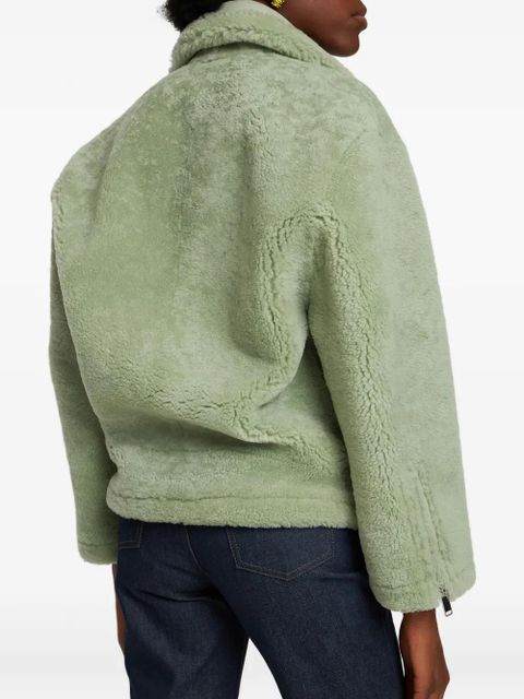 Jacquemus Le Manteau Pastre shearling jacket - Green