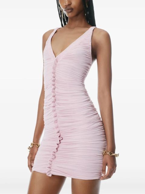 Alexander Wang ruched mini dress - Pink