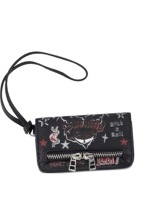 Zadig&Voltaire logo-plaque zip-around wallet - Black - zdjęcie produktu nr 1