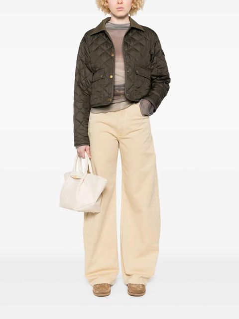 LEMAIRE high-waisted curved jeans - Neutrals
