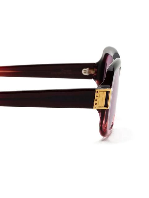 Marni Eyewear rectangle sunglasses - Purple