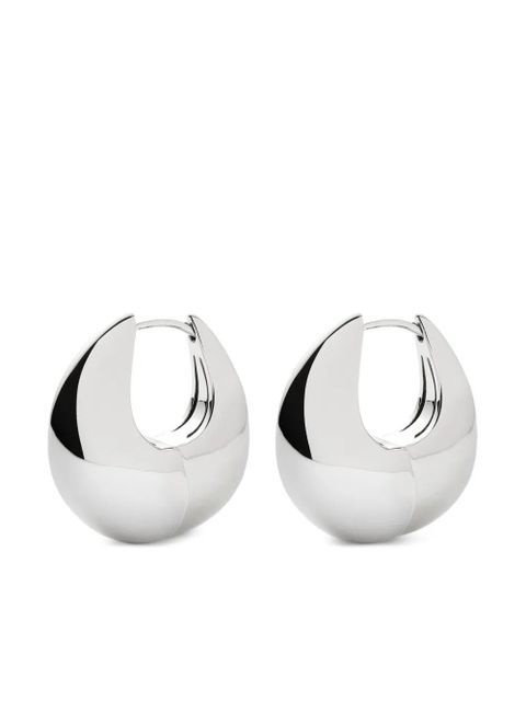 Missoma Sculptural Pebble hoop earrings - Silver - zdjęcie produktu nr 1