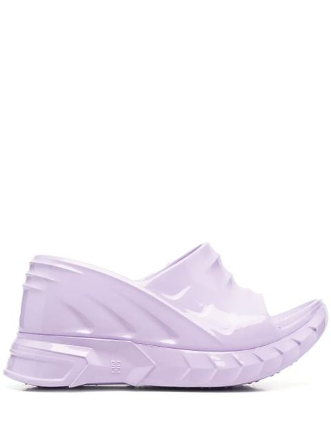 Givenchy wedge slip-on sandals - Purple - zdjęcie produktu nr 1