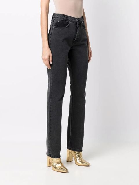 Rabanne straight-leg trousers - Grey