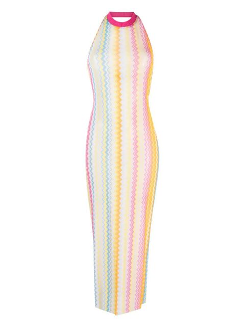Missoni chevron halterneck cover-up - Pink - zdjęcie produktu nr 1
