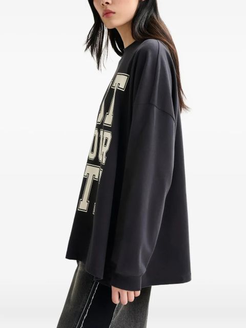 Essentiel Antwerp letter-print T-shirt - Blue