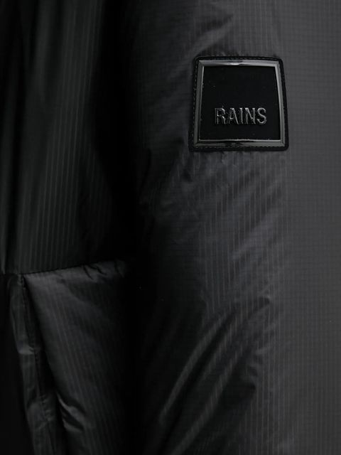 Rains kurtka 17240 Torna Insulated Long Jacket kolor czarny zimowa 17240