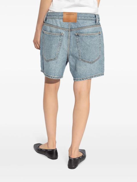 Alexander Wang layered denim shorts - Blue