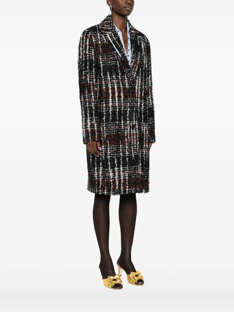 Missoni plaid single-breasted coat - Black - zdjęcie produktu nr 2