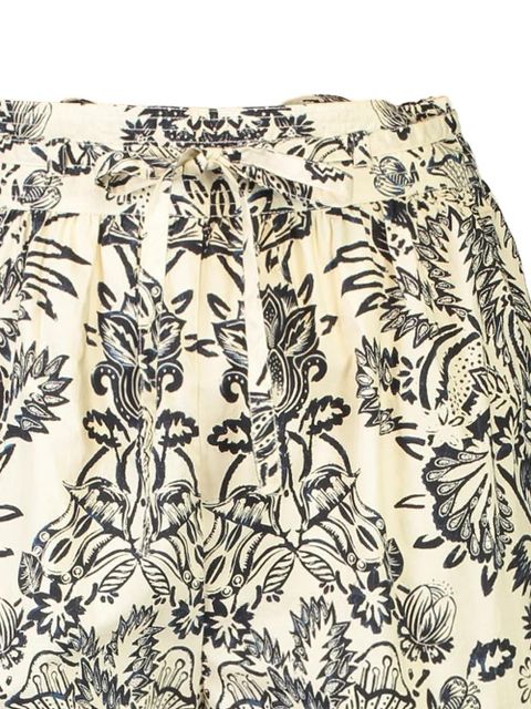 Ulla Johnson Rowan belted floral shorts - Neutrals - zdjęcie produktu nr 2