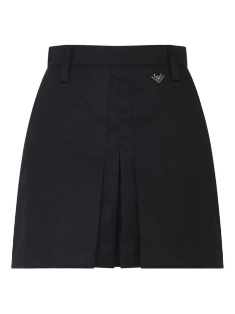 Prada pleated-panel skirt - F0002 NERO - zdjęcie produktu nr 1