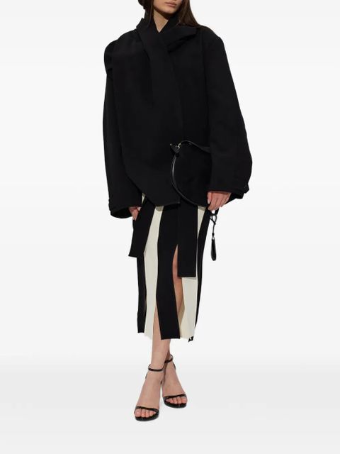 ENTIRE STUDIOS striped midi skirt - Black - zdjęcie produktu nr 2