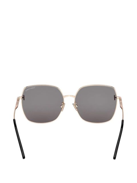 TOM FORD square sunglasses - Gold