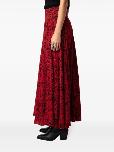 Zadig&Voltaire Joyo soft skirt - Red