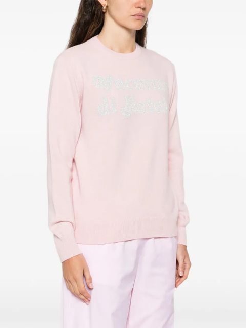 MC2 Saint Barth logo lettering jumper - Pink