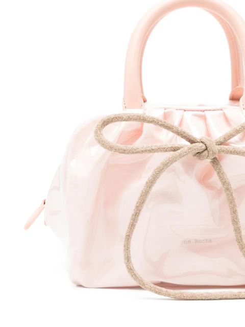 Simone Rocha mini gathered bow tote bag - Pink